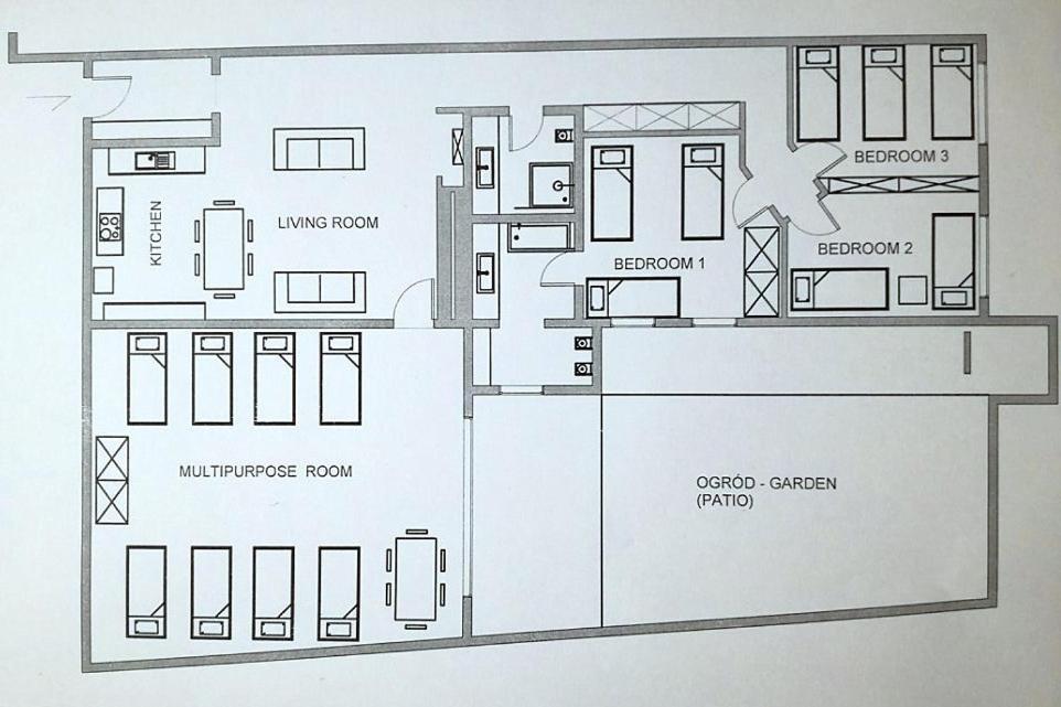 Apartment With Garden In City Center 크라쿠프 외부 사진